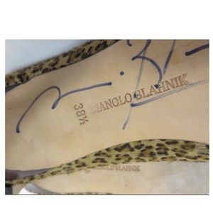 Manolo Blahnik | Autographed Heels